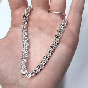 925 Silver Teardrop Necklace Chain Adjustable Valentines Birthday Gift - NEW!!!